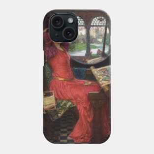 I am Half sick of Shadows said the Lady of Shalott by John William Waterhouse Phone Case