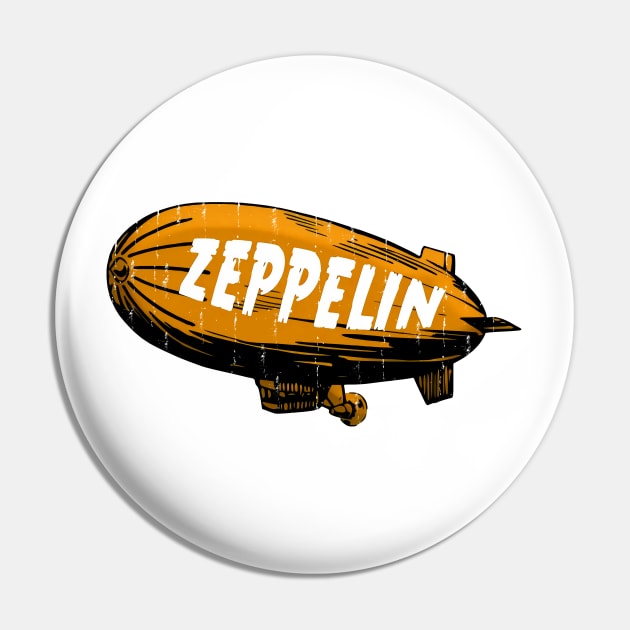 Zeppelin Vintage Pin by Saamdibilquraniart