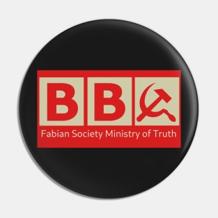 BBC Fabian Society Ministry of Truth Pin