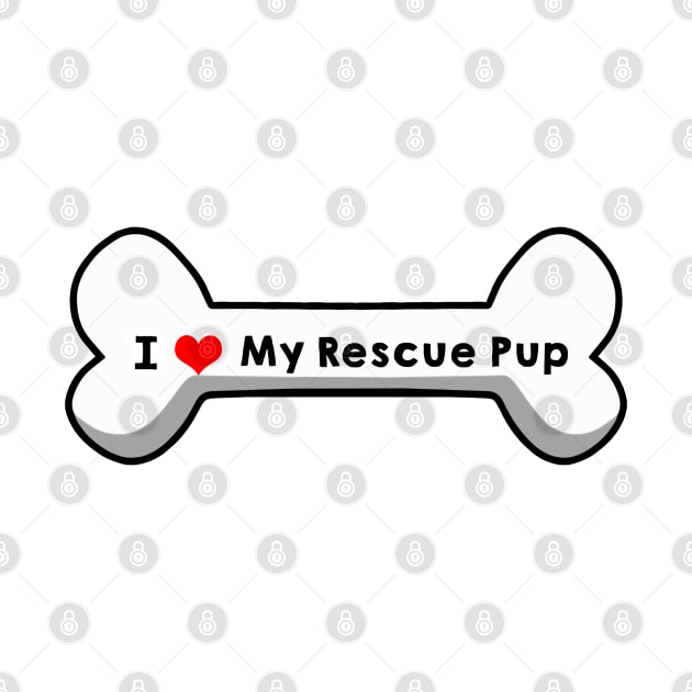 I love My Rescue Pup by mindofstate