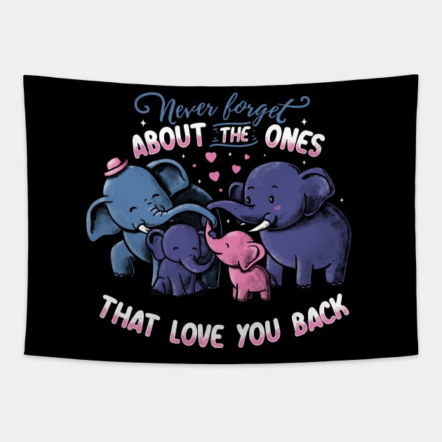 Never forget about the ones that love you back Tapestry by Tobe_Fonseca