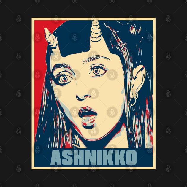 Ashnikko Hope Poster Art by Odd Even