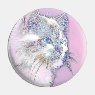 AnimalMix Cat 013 Pin