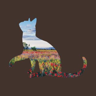 cat and nature T-Shirt