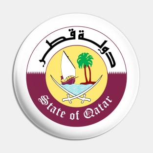 Emblem of Qatar Pin