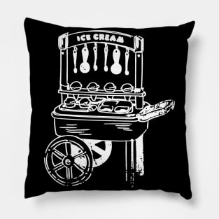 Ice Cream Cart Pillow