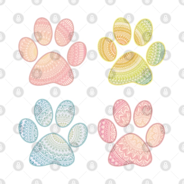 Dog paws pattern by SamridhiVerma18