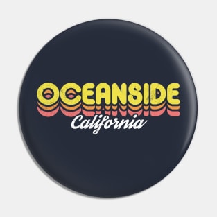 Retro Oceanside California Pin