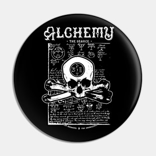 Alchemy In Search of Truth Occult Pin