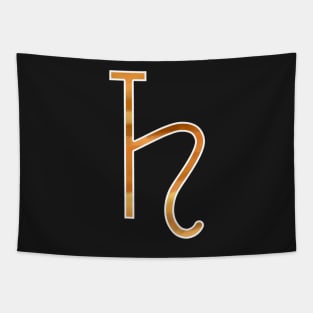 Saturn Astronomical Symbol Tapestry