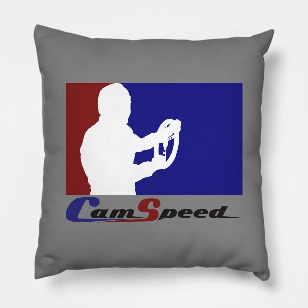 CamSpeed Drifter Pillow by RustedSoldier