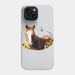 Paint Horse and Humming-bird Phone Case