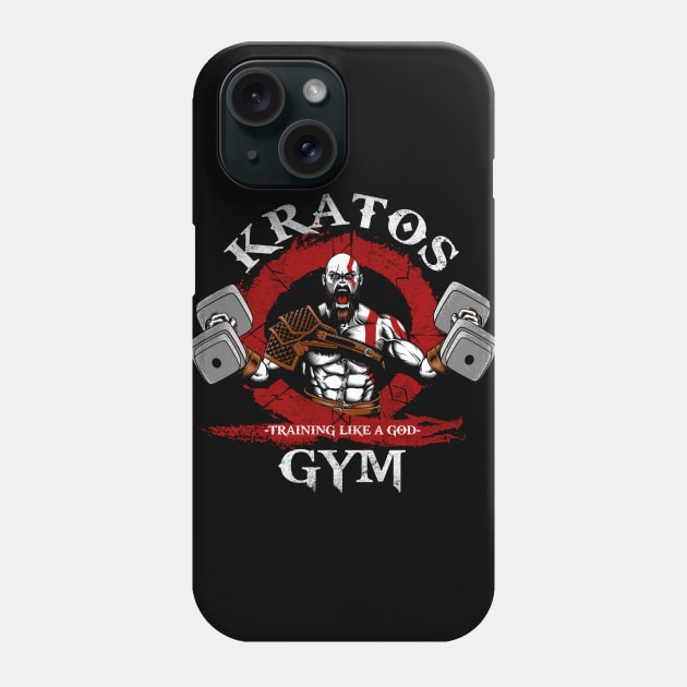 Kratos gym Phone Case by ddjvigo