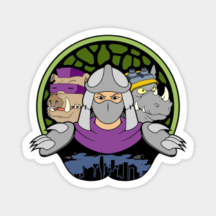 Shredder and Crew Magnet