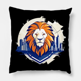 Lion Predator Animal Beauty Nature Wildlife Discovery Pillow