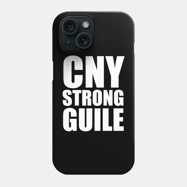 CNY STRONG GUILE - WHITE Phone Case by TheSteveOrlandoOC