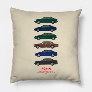 Ronin movie car collection Pillow