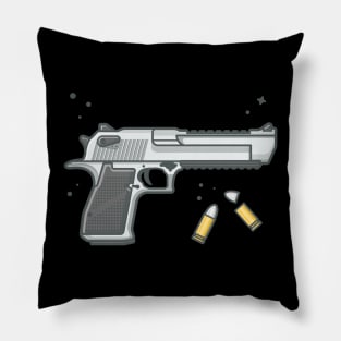 Pistol gun with bullets Pillow