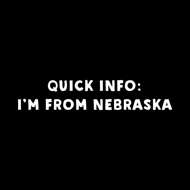 Nebraska Cool & Funny by Novel_Designs