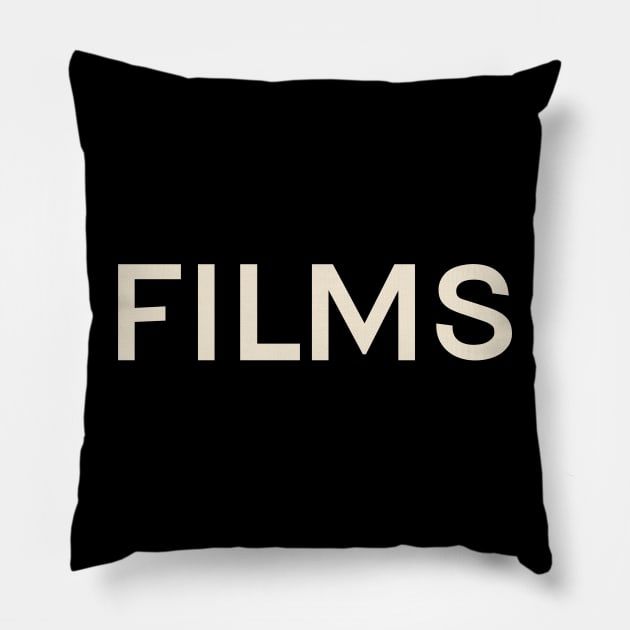 Films Hobbies Passions Interests Fun Things to Do Pillow by TV Dinners