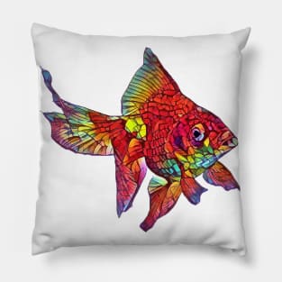 Colorful Fish Design Pillow