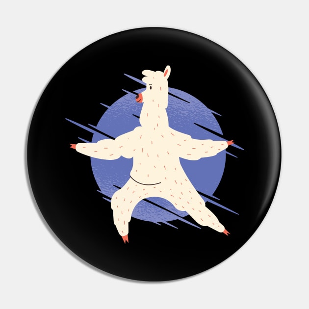 Llama Yoga Pin by MajorCompany