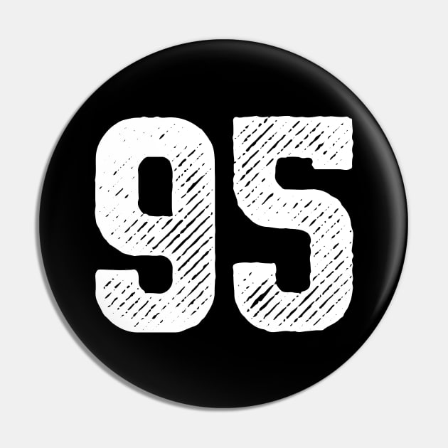 Ninety Five 95 Pin by colorsplash