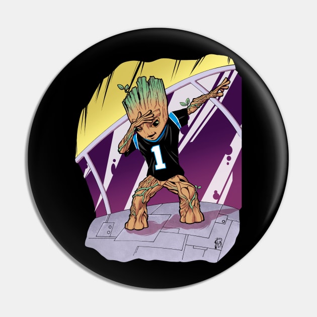 Baby Groot Dabbing (Panther Jersey) Pin by MentalPablum