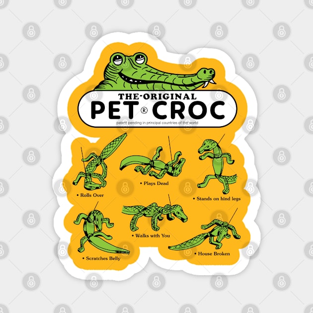 Pet Croc - Walking Foam Toy - Light Magnet by Chewbaccadoll