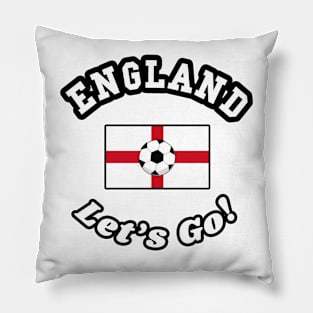 ⚽ England Football, Saint George's Cross, Let's Go! Team Spirit Pillow