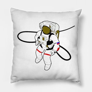 Astronaut Blueprint Color Pillow