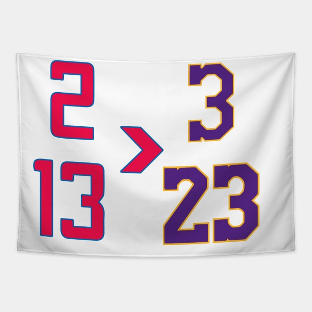 Clippers over Lakers Tapestry by slawisa