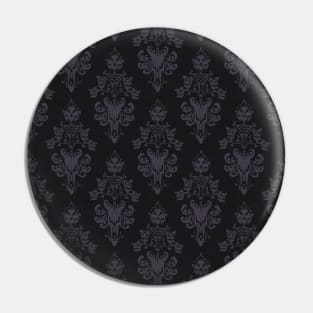 Creepy Wallpaper, Dusty Purple / Grey Pin