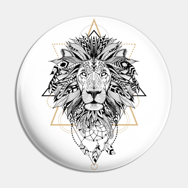 Lion in aztec style Pin by fears