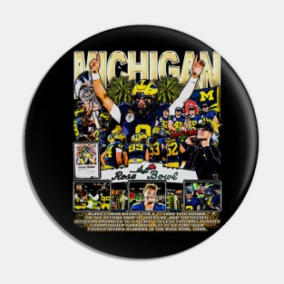 Michigan Champs Rose Bowl Pin