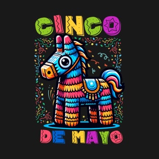 Colorful Cinco de Mayo Piñata - Fiesta Ready T-Shirt