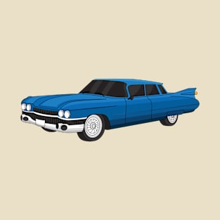 Cool blue 1959 classic car T-Shirt