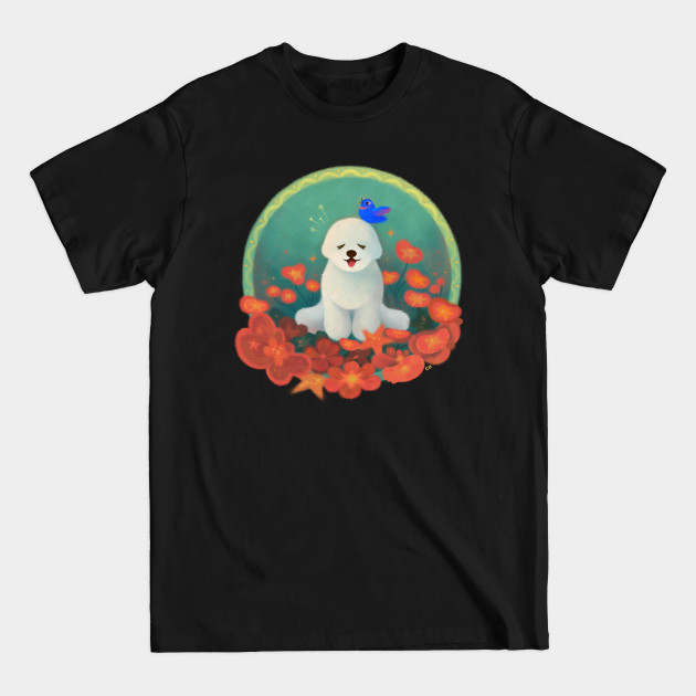 Disover Yallet and starflower - Bichon Frise - T-Shirt