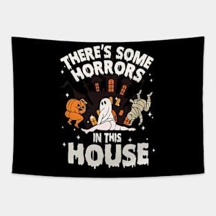 There's Some Horrors In This House Halloween Costume Tapestry