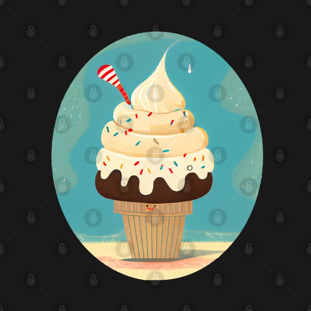 Cute Cupcake by kozinoart