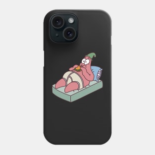 Patrick Star Eating Burger Phone Case