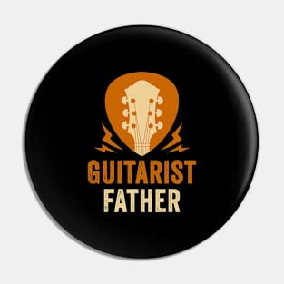 Guitarist Father Funny Family Father Day Pin