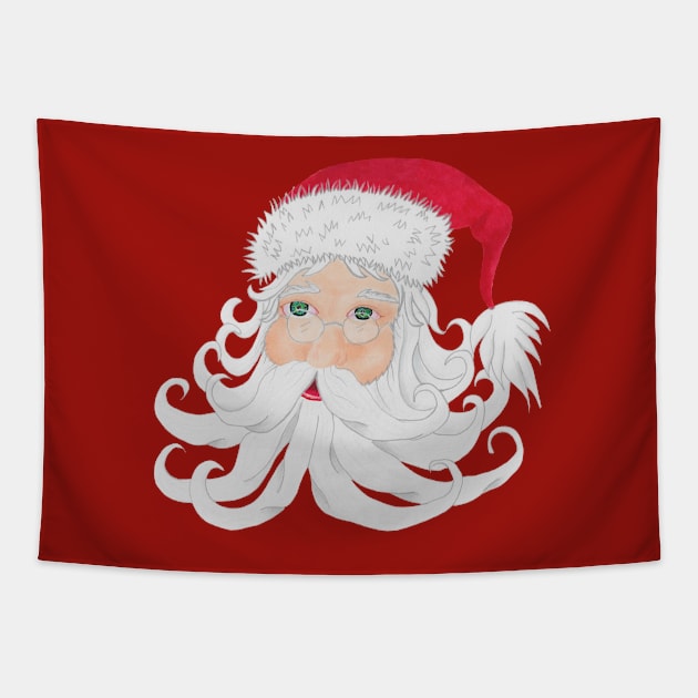 Santa Claus Tapestry by Keatos