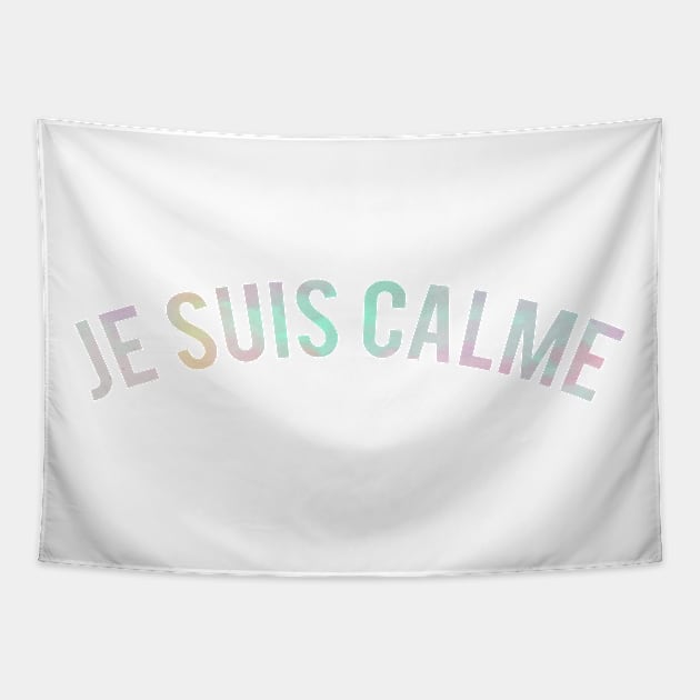 je suis calme Tapestry by TeeOurGuest