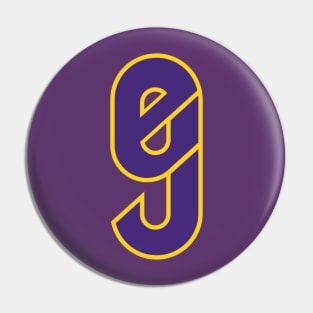 Joe 9 LSU Pin