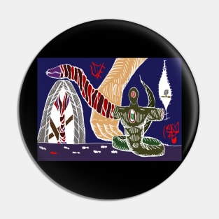 Serpent of Time Pin