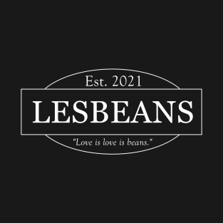 Lesbeans (white, small) T-Shirt