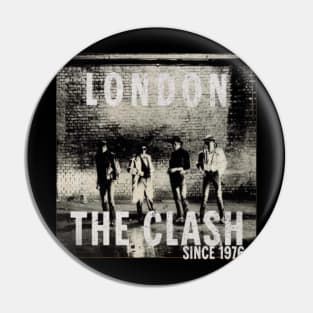 1976 vintage the clash Pin