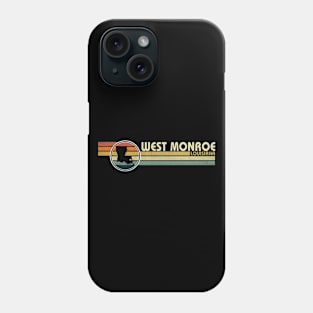 West Monroe Louisiana vintage 1980s style Phone Case