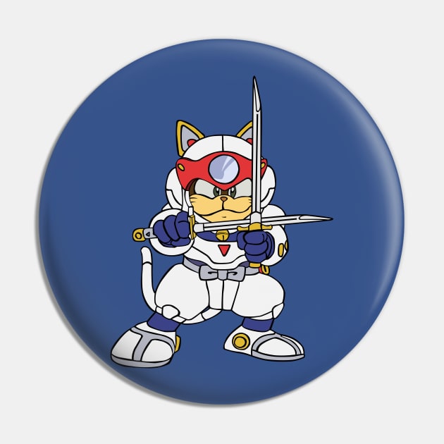 Samurai Pizza Cats Pin by procrastitron4000